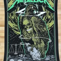 Gig Posters Metallica - 2022 Chris Alliston Poster Curitiba, Brazil