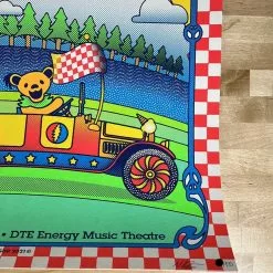 Dead & Company - 2021 Nate Gonzalez Poster Clarkston, MI DTE Energy Gig Posters