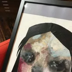 Untitled 15 - 2016 Collin Van Der Sluijs Original Painting FRAMED Signed