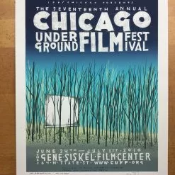 Chicago Underground Film Festival - 2010 Jay Ryan Poster Chicago Gene Siskel Fil