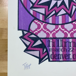 Yonder Mountain String Band - 2007 Tripp Poster Denver, CO The Fillmore Colorado