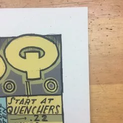 PRF BBQ Rocketfest - 2010 Jay Ryan Poster Chicago, IL T.h.ink Art Gallery