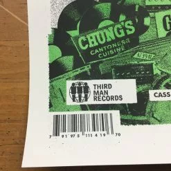 Jack White - 2019 The Silent Giants Poster Detroit, MI Third Man Records Gig Posters