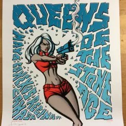 Queens Of The Stone Age - 2008 Justin Hampton Poster Regina, CAN Conexus Art Cen