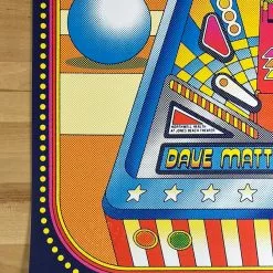 Dave Matthews Band - 2021 Nate Gonzalez Poster Wantagh, NY 1st