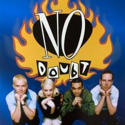 No Doubt + Weezer - 1997 Paul Cutler Promo Poster Anaheim, CA Arrowhead Gig Posters