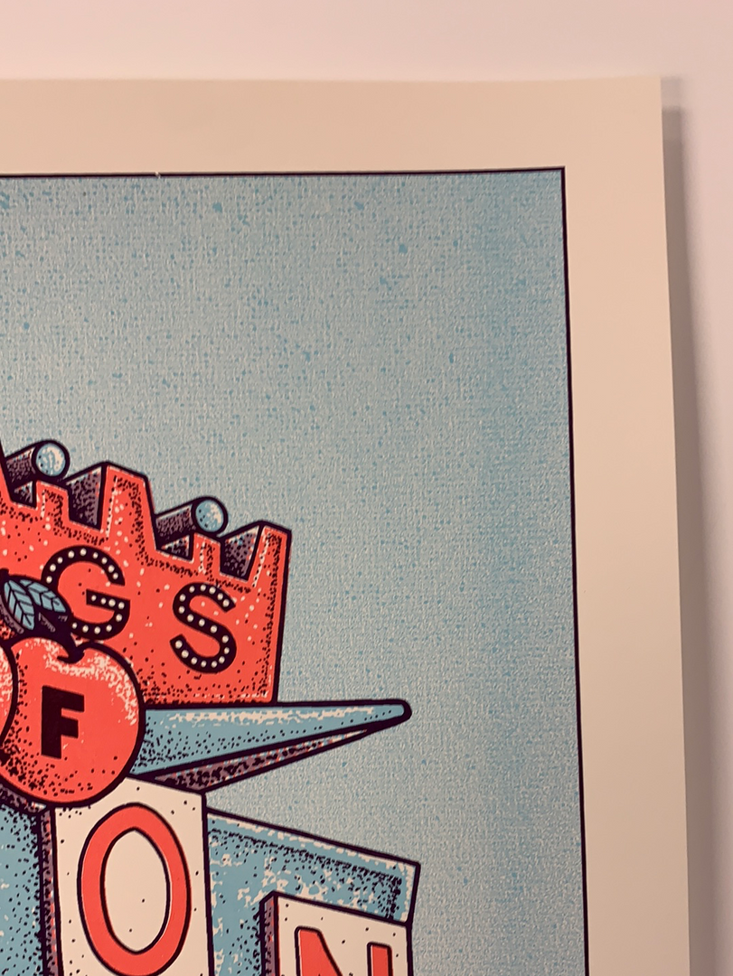 Kings Of Leon - 2017 Tyler Skaggs Poster Cincinnati, OH Riverbend 6 Kings Of Leon - 2017 Tyler Skaggs Poster Cincinnati, OH Riverbend