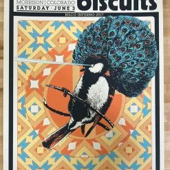 The Disco Biscuits - 2017 Nic Bogdal Poster Red Rocks Morrison, CO Colorado