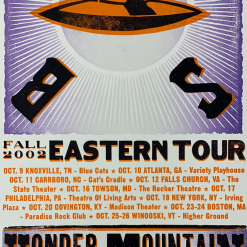 Yonder Mountain String Band - 2002 Hatch Show Print Poster Fall Tour