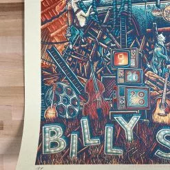 Billy Strings - 2020 Luke Martin Poster Red Rocks Morrison, CO AP Colorado