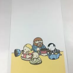 Hollow Friends - 2008 Mike Budai Poster Art Print