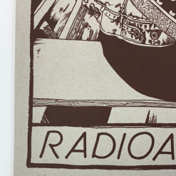 Radioactivity - 2015 Fugscreens Studios Poster Variant Chicago, IL Empty Bottle