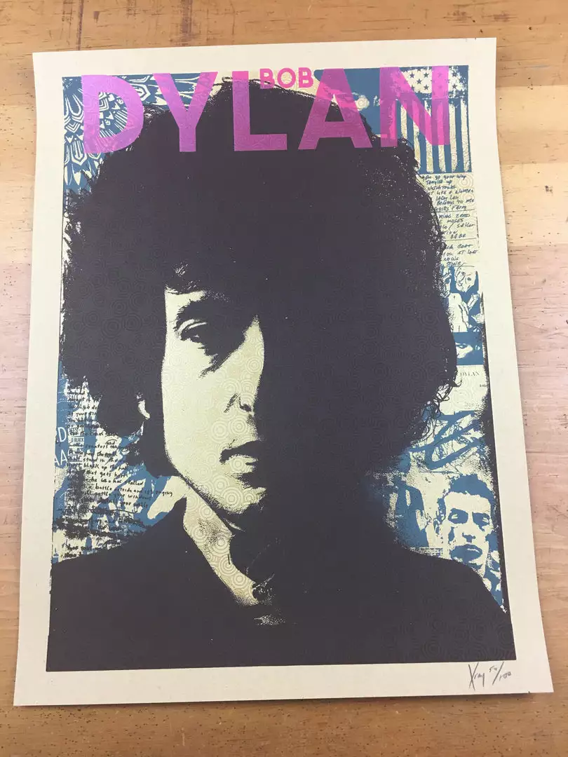 Gig Posters Bob Dylan - 2013 Xray Poster Art Print 5 Gig Posters Bob Dylan - 2013 Xray Poster Art Print