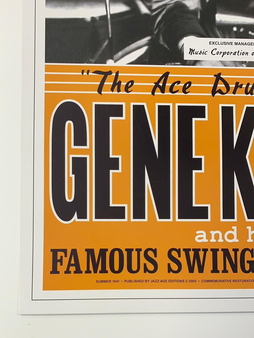 Gig Posters Gene Krupa - 1941 Dennis Loren Repro Poster Atlantic City Swing Jazz 8 Gig Posters Gene Krupa - 1941 Dennis Loren Repro Poster Atlantic City Swing Jazz