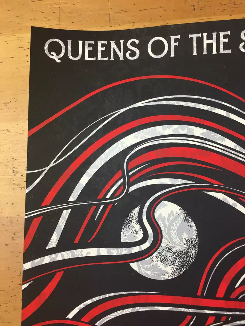 Queens Of The Stone Age - 2017 Todd Slater Poster Detroit, MI Fox Theatre 8 Queens Of The Stone Age - 2017 Todd Slater Poster Detroit, MI Fox Theatre