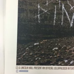 The Big Pink - 2010 Dan MacAdam Crosshair Poster Chicago, IL Lincoln Hall