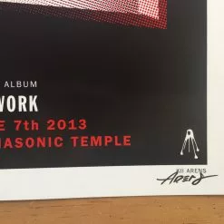 Queens Of The Stone Age - 2013 Kii Arens Poster Brooklyn New York QOTSA