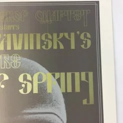 Igor Stravinsky's Rite Of Spring - 2013 Dan MacAdam Crosshair Poster Chicago, IL 14 Igor Stravinsky's Rite Of Spring - 2013 Dan MacAdam Crosshair Poster Chicago, IL