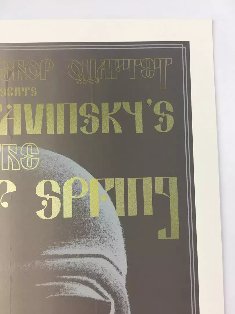 Igor Stravinsky's Rite Of Spring - 2013 Dan MacAdam Crosshair Poster Chicago, IL 8 Igor Stravinsky's Rite Of Spring - 2013 Dan MacAdam Crosshair Poster Chicago, IL