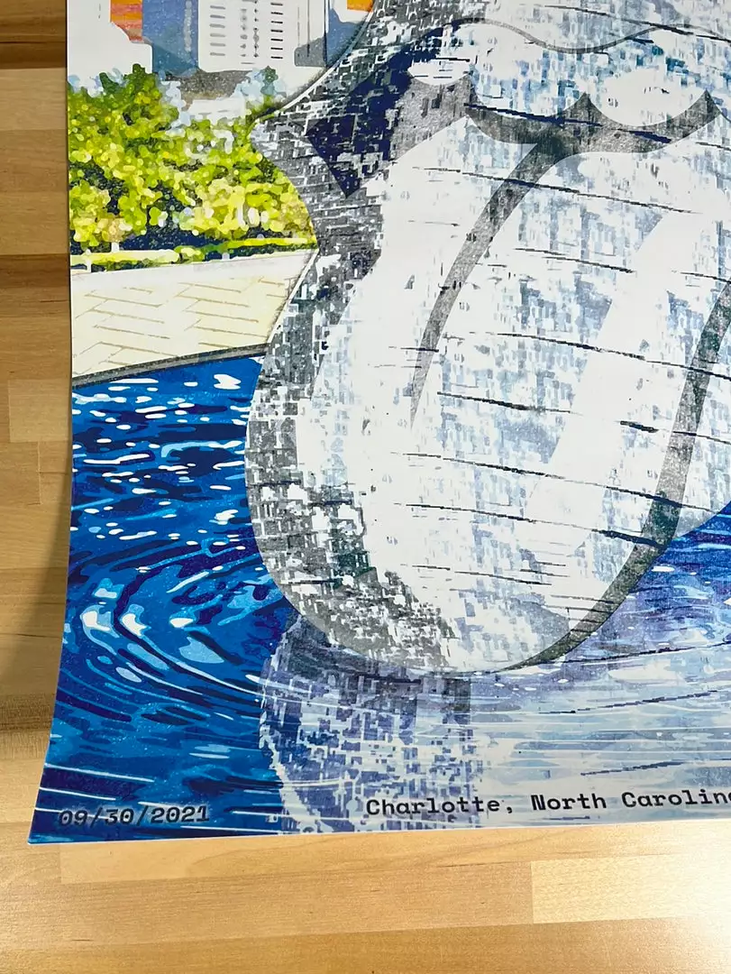 Sold Out Posters Gig Posters Rolling Stones - 2021 Poster Charlotte, NC No Filter Tour 8 Sold Out Posters Gig Posters Rolling Stones - 2021 Poster Charlotte, NC No Filter Tour