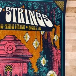 Billy Strings - 2021 Status Serigraph Poster Mobile, AL 4/9 11 Billy Strings - 2021 Status Serigraph Poster Mobile, AL 4/9