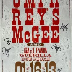 Mohawk Press Umphrey's McGee - 2013 Poster Buffalo, NY Band Signed 47/215