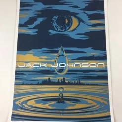 Gig Posters Jack Johnson - 2008 Todd Slater Poster Camden, NJ Susquehanna Bank Center