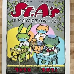 Art Prints St. A's - 2020-2021 Jay Ryan Poster Evanston, IL
