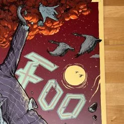 Foo Fighters - 2018 Dave Kloc Poster Edmonton, CAN Rogers Place Gig Posters