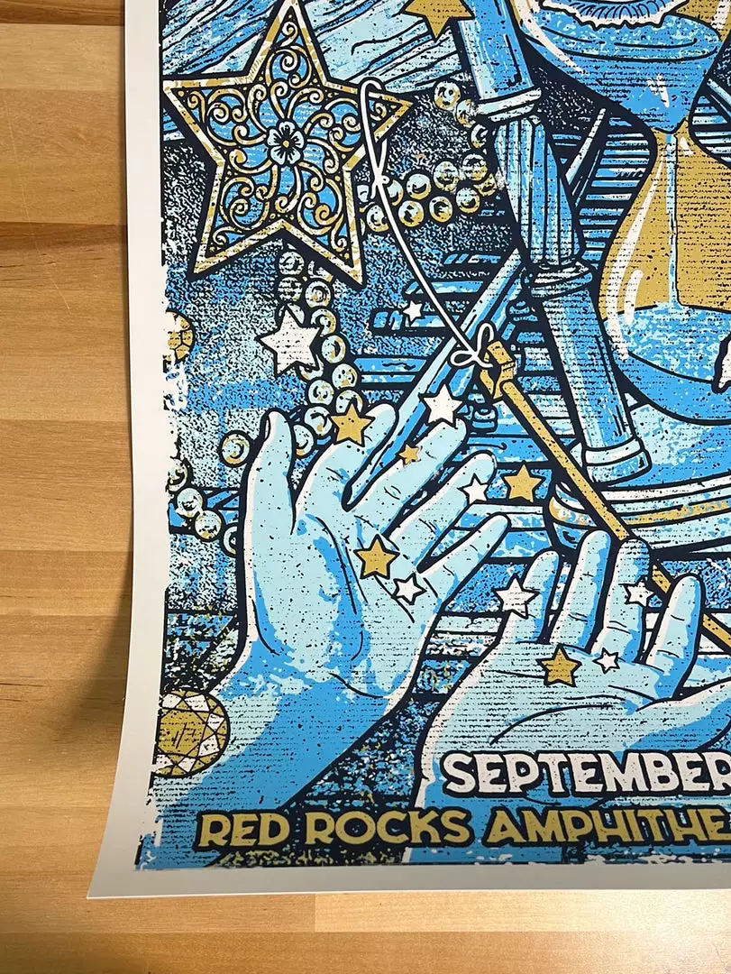 Gregg Gordon Colorado The Revivalists - 2019 Gigart Poster Red Rocks Morrison, CO AP 8 Gregg Gordon Colorado The Revivalists - 2019 Gigart Poster Red Rocks Morrison, CO AP