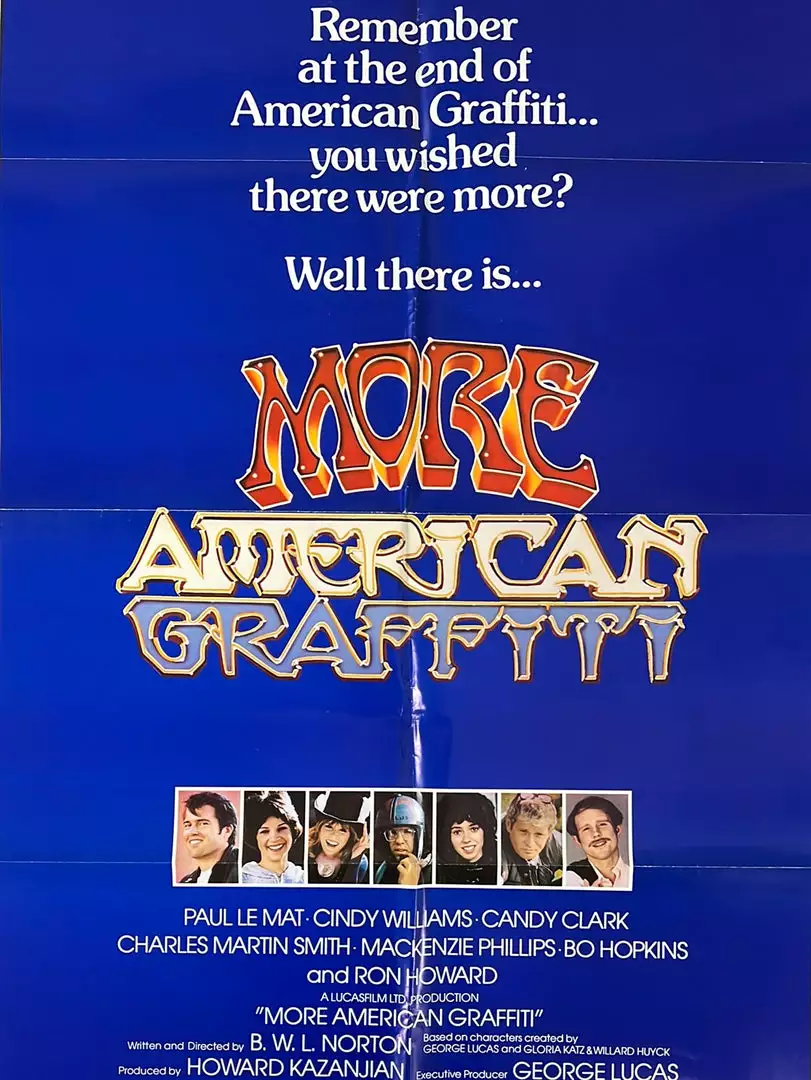 Sold Out Posters More American Graffiti - 1979 Original One Sheet Poster Movie Cinema Ron Howard Movie/TV Posters 3 Sold Out Posters More American Graffiti - 1979 Original One Sheet Poster Movie Cinema Ron Howard Movie/TV Posters