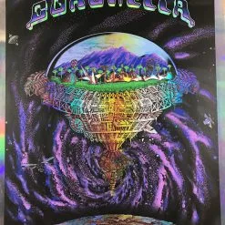 Coachella - 2011 EMEK Poster Purple Mirror FOIL Variant Edition 3/5 Signed