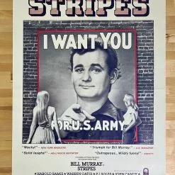 Sold Out Posters Stripes - 1981 Bill Murray Movie Poster Original Vintage 19x25 Movie/TV Posters