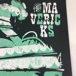 The Mavericks - 2017 Max Mahn Poster Portland, OR Revolution Hall