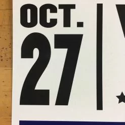 Bob Dylan - 2017 Geoff Gans Poster Chicago Wintrust Arena BLUE 10 Bob Dylan - 2017 Geoff Gans Poster Chicago Wintrust Arena BLUE