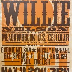 Willie Nelson - 2011 Hatch Show Print 5/28 Poster Gilford, New Hampshire