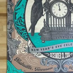 Old Crow Medicine Show - 2016 Status Serigraph Poster Nashville, TN