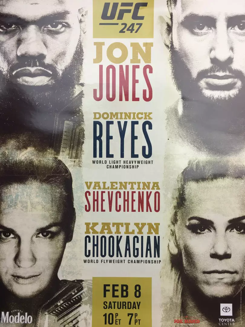 Sold Out Posters Boxing - 2020 Poster Jones Vs Reyes & Shevchenko Vs Chookagian 3 Sold Out Posters Boxing - 2020 Poster Jones Vs Reyes & Shevchenko Vs Chookagian