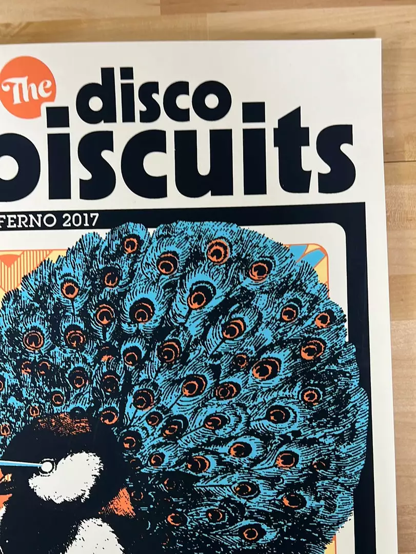 The Disco Biscuits - 2017 Nic Bogdal Poster Red Rocks Morrison, CO Colorado 6 The Disco Biscuits - 2017 Nic Bogdal Poster Red Rocks Morrison, CO Colorado