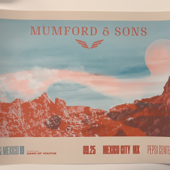 Sold Out Posters Mumford & Sons - 2019 Poster Mexico City Gentlemen Of The Road Gig Posters