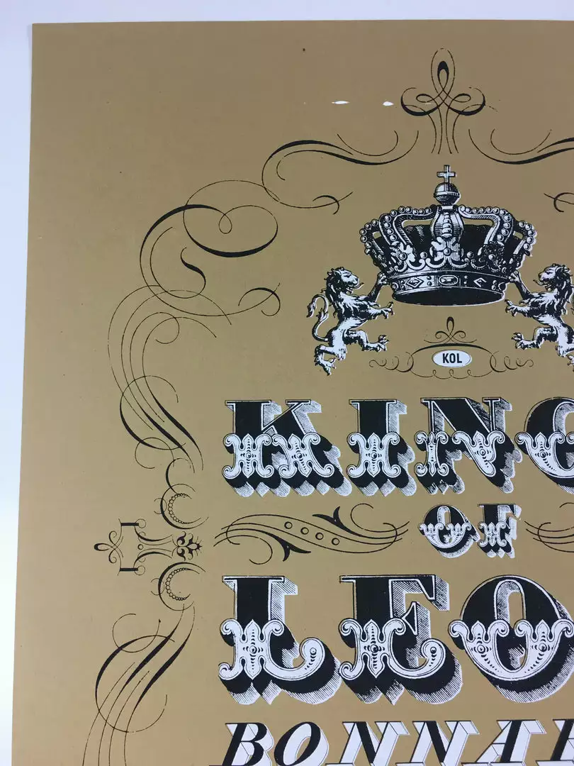 Sold Out Posters Kings Of Leon - 2010 Kilroe Ibanez Bonnaroo Poster Music Festival 9 Sold Out Posters Kings Of Leon - 2010 Kilroe Ibanez Bonnaroo Poster Music Festival