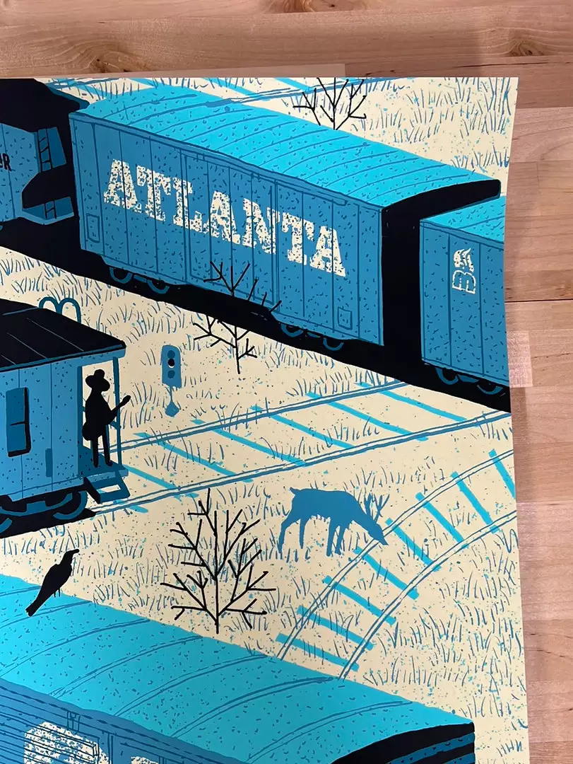 Jack White - 2022 Methane Studios Poster Atlanta, GA N3 6 Jack White - 2022 Methane Studios Poster Atlanta, GA N3