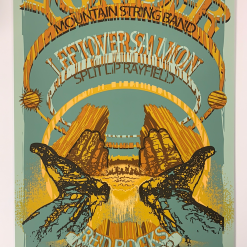 Sold Out Posters Colorado Yonder Mountain String Band - 2010 Poster Red Rocks Morrison, CO