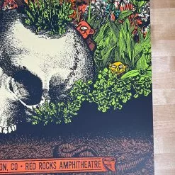Primus - 2018 Status Serigraph Poster Red Rocks, Morrison, CO Autographed