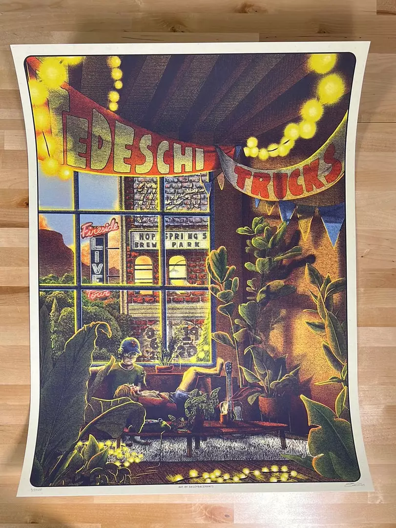 Railey Bace Prints Tedeschi Trucks - 2021 Bailey Race Poster Murfreesboro, TN AP Gig Posters 4 Railey Bace Prints Tedeschi Trucks - 2021 Bailey Race Poster Murfreesboro, TN AP Gig Posters