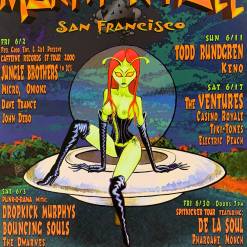 Dave Normal Gig Posters MHP 93 Dropkick Murphys - 2000 Poster Maritime Hall San Fran 1st