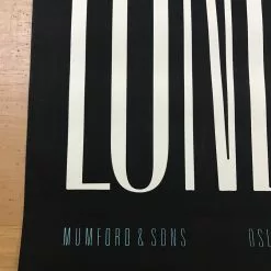 Sold Out Posters Mumford & Sons - 2015 Poster London Oslo Gig Posters