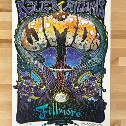 Keller Williams - 2008 Robert Marx Poster The Fillmore, Denver, CO