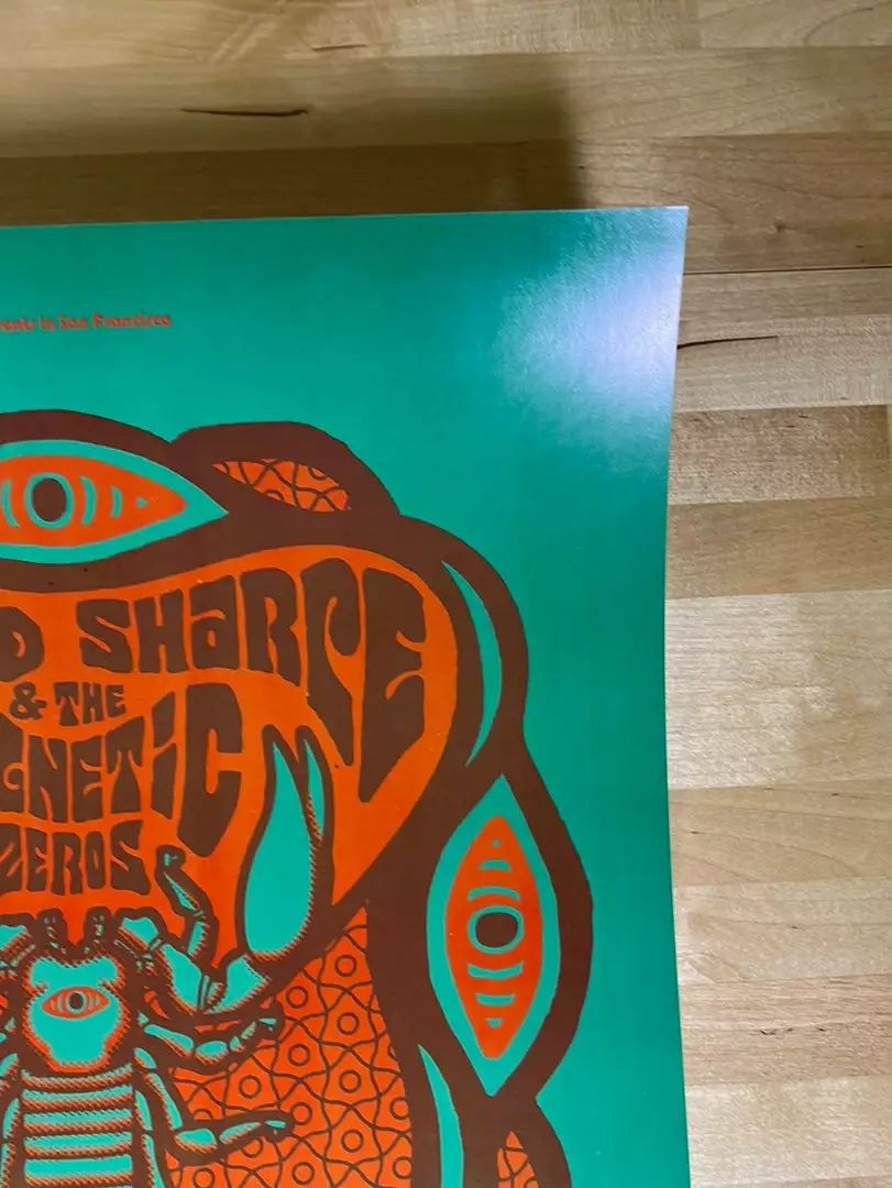 Gig Posters Edward Sharpe & The Magnetic Zeros - 2010 Matt Leunig Poster The Fillmore San Francisco, CA 6 Gig Posters Edward Sharpe & The Magnetic Zeros - 2010 Matt Leunig Poster The Fillmore San Francisco, CA