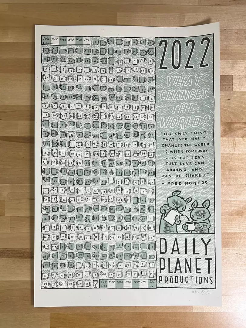 What Changes The World Calendar - 2022 Jay Ryan Art Print Fred Rogers 4 What Changes The World Calendar - 2022 Jay Ryan Art Print Fred Rogers